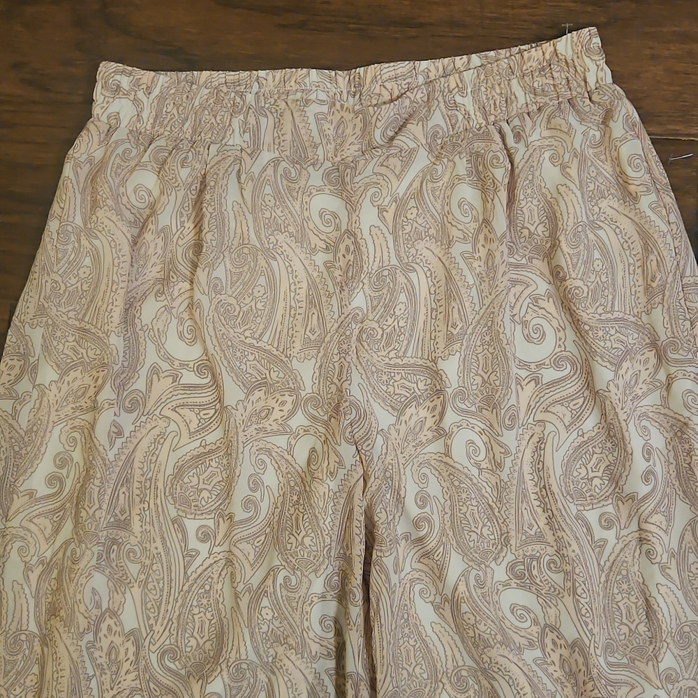 Paisley Wide-Leg Pants - Picture 3 of 5
